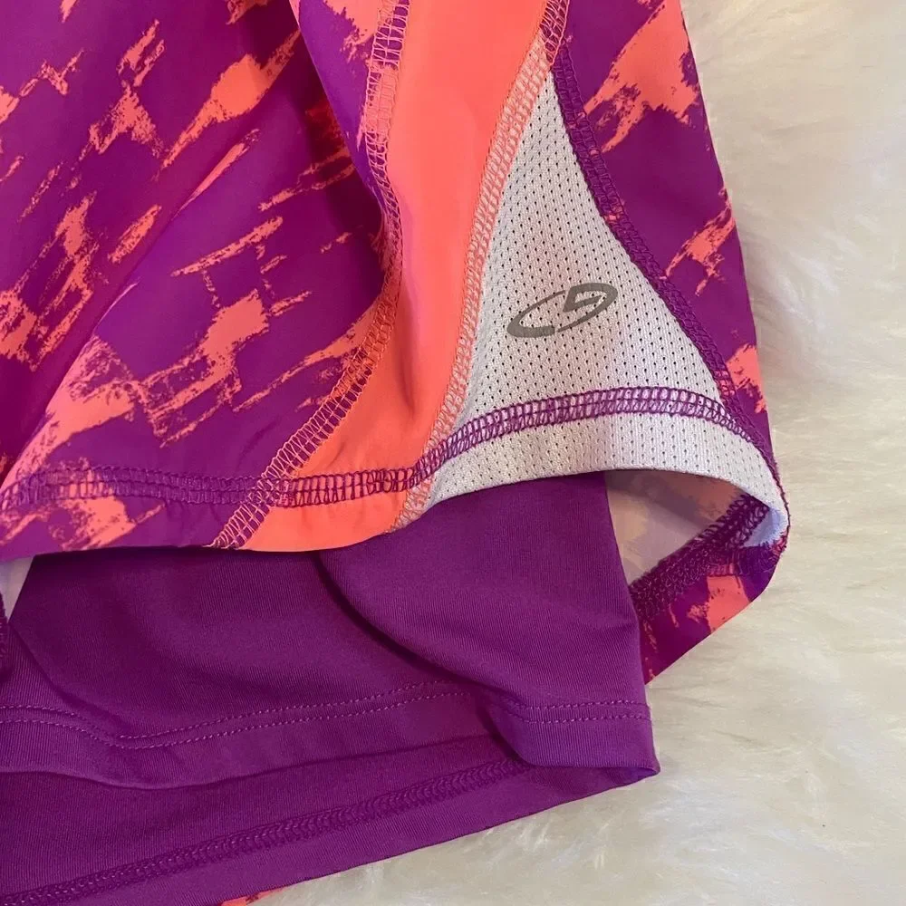 Champion Purple & Orange Running Shorts | SZ M